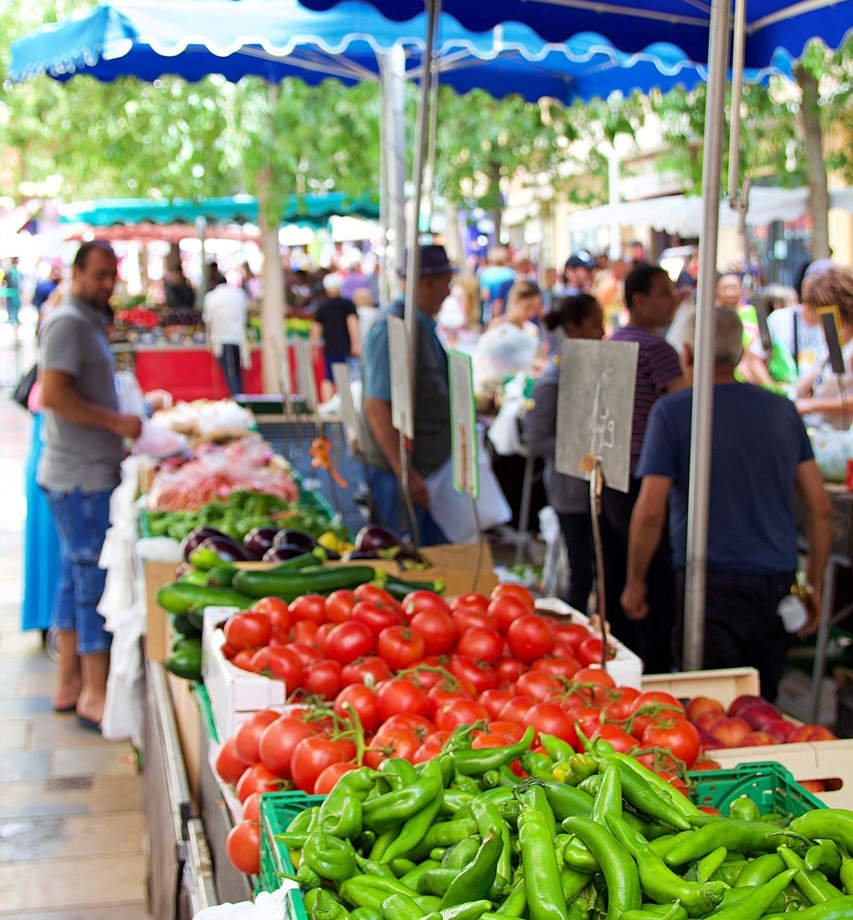 Marché légumes France